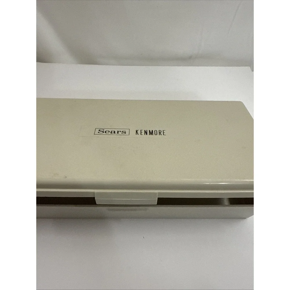 Vintage Sears Kenmore Sewing Machine Case Box Storage Organizer